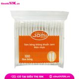  Tăm Bông Kháng Khuẩn Jomi Thân Nhựa 100/200 Que Túi Zip 