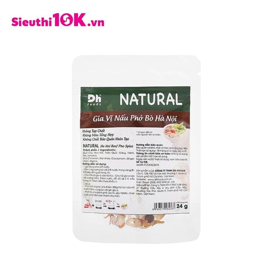  Gia vị nấu Phở gà/bò Dh Foods Natural 