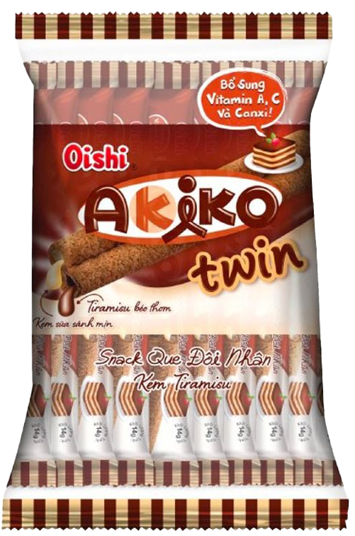  Bánh Akiko Oishi đủ vị gói 160g 
