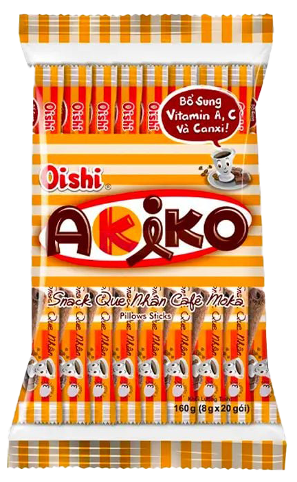  Bánh Akiko Oishi đủ vị gói 160g 