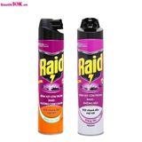  Raid - Xịt Côn Trùng Không Mùi & Hương Cam Chanh 520Ml 