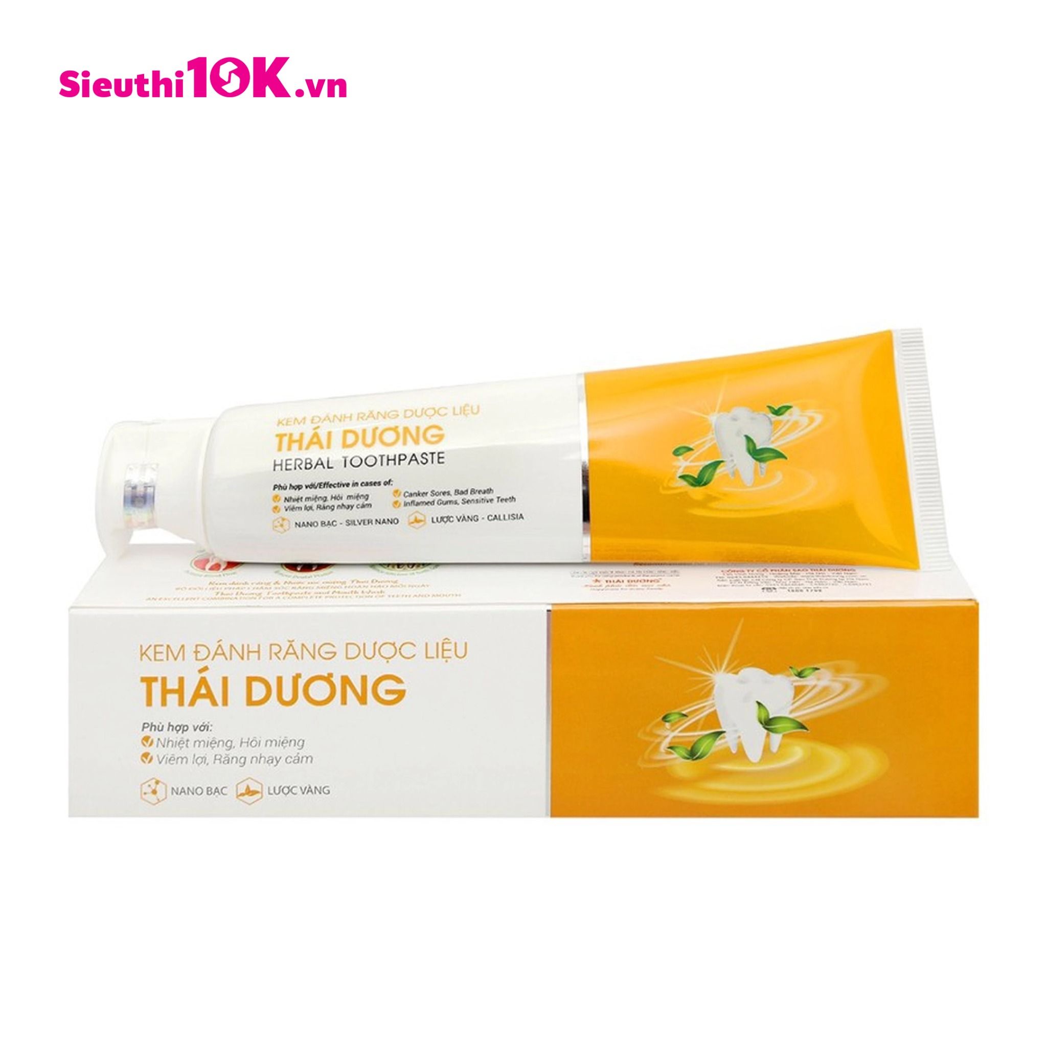  Kem đánh răng dược liệu Thái Dương 150g 