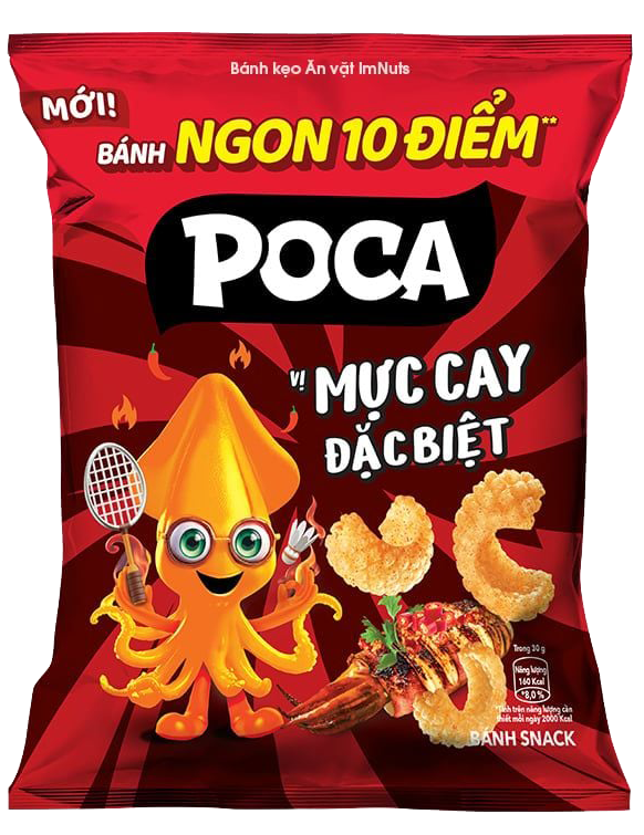  Snack Bimbim poca gói nhỏ đủ vị 