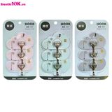  Móc Dính Tường Vỉ 3 Hình cute, Bám Chắc 