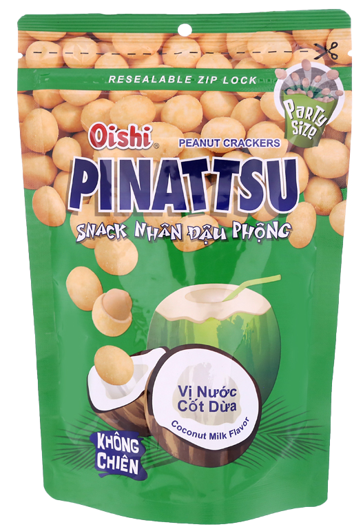 Đậu phộng mực cay/cốt dừa Pinatsu 85g 