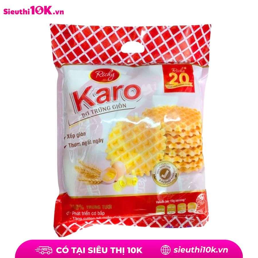  Bánh Richy Karo bơ trứng giòn 270g 