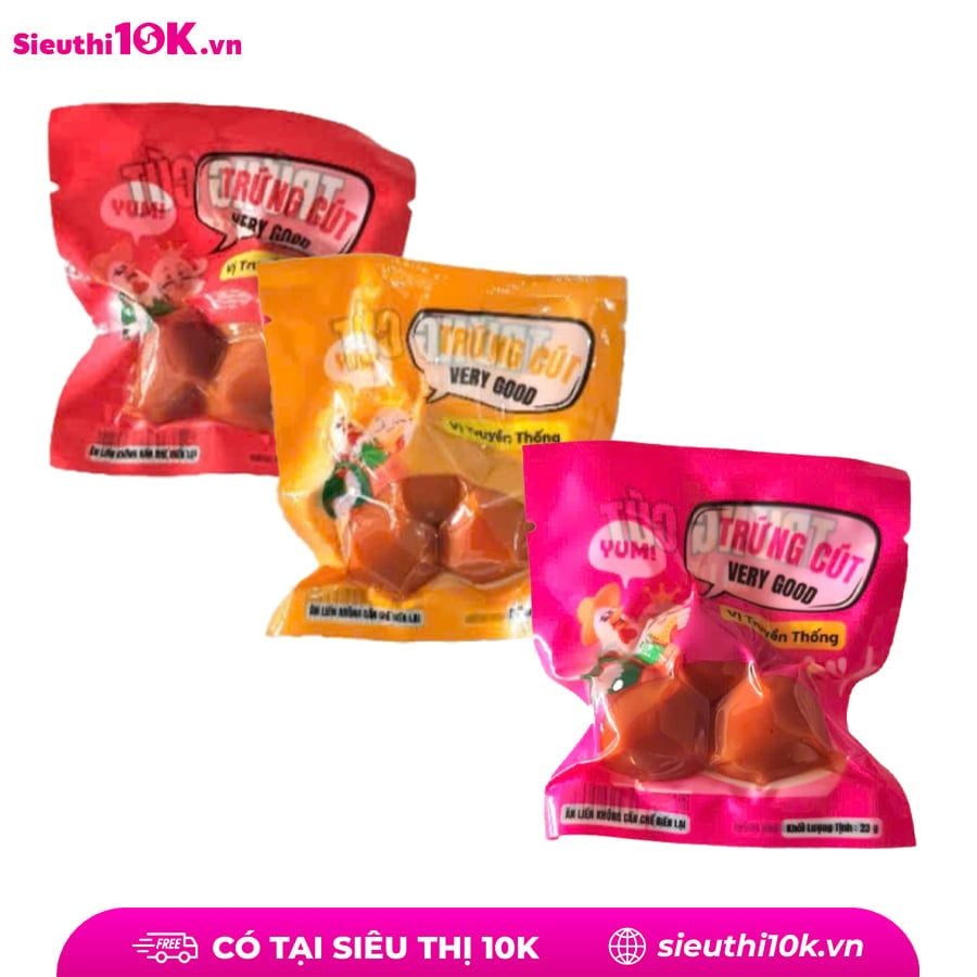  Trứng cút ăn liền DABACO gói 3 qủa 