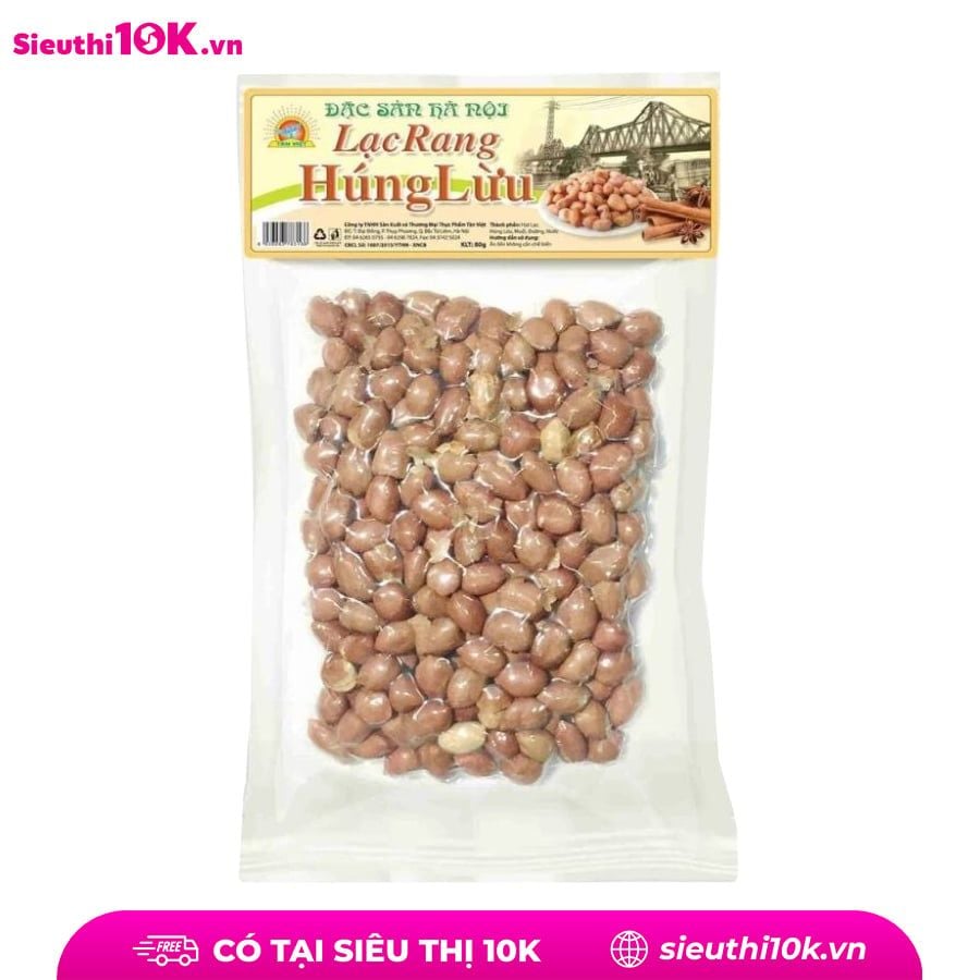  Lạc rang húng lìu Tân Việt 80g 