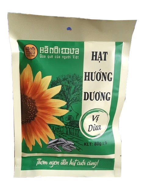  Hướng dương vị nguyên bản/óc chó/dừa Hà Nội xưa 80g 