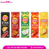  Bim bim Lay's stax khoai Tây miếng ống 100g 