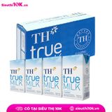  Sữa tiệt trùng ít đường TH True Milk lốc 4*110ml/Lốc 4*180ml 