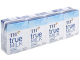  Sữa tiệt trùng có đường TH True Milk lốc 4*110ml/Lốc 4*180ml 