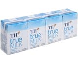  Sữa tiệt trùng ít đường TH True Milk lốc 4*110ml/Lốc 4*180ml 