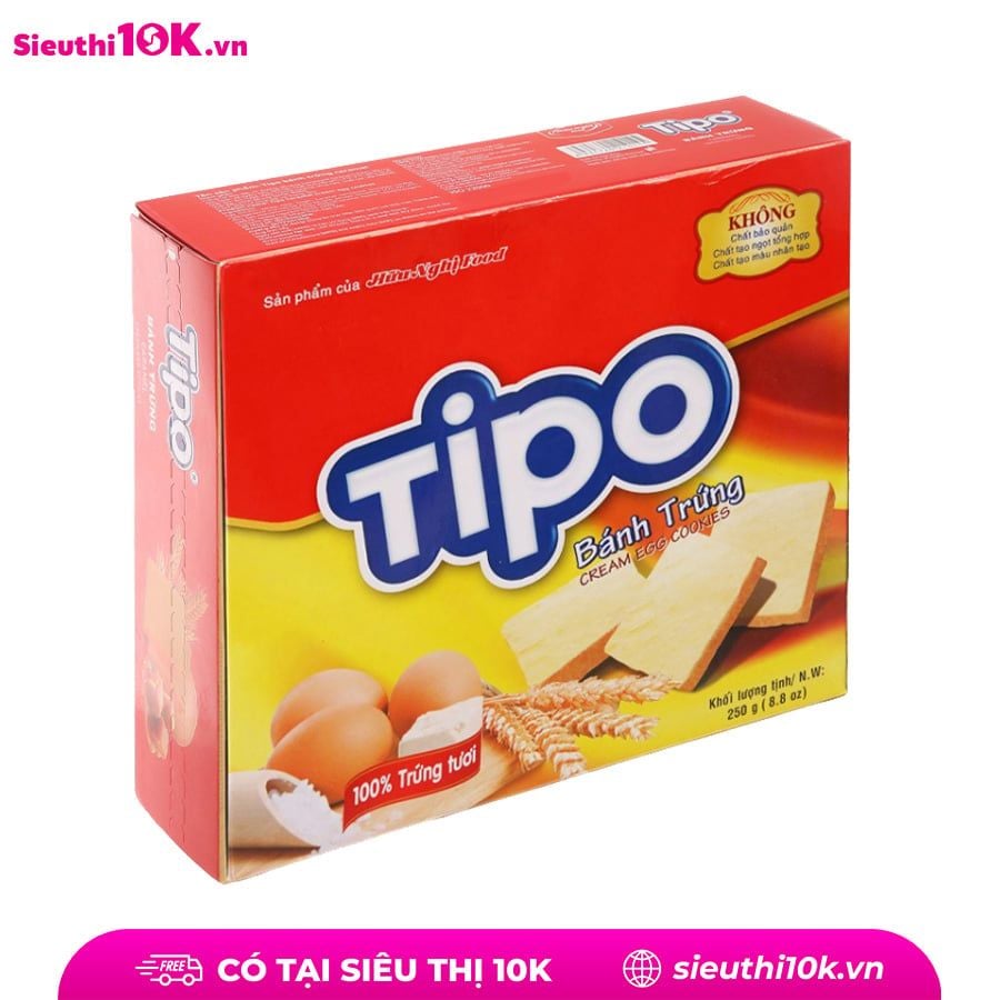  Bánh trứng Tipo 250g 