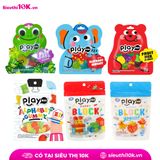  Kẹo dẻo Playmore hình thù dễ thương 6 vị gói 64g 