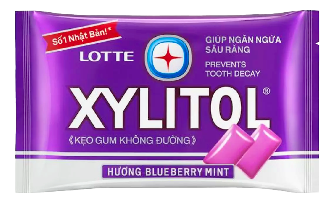  Kẹo gum không đường Lotte Xylitol 11.6g 