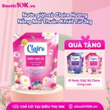  Nước giặt xả Claire 2 Mùi Hương túi 3kg 