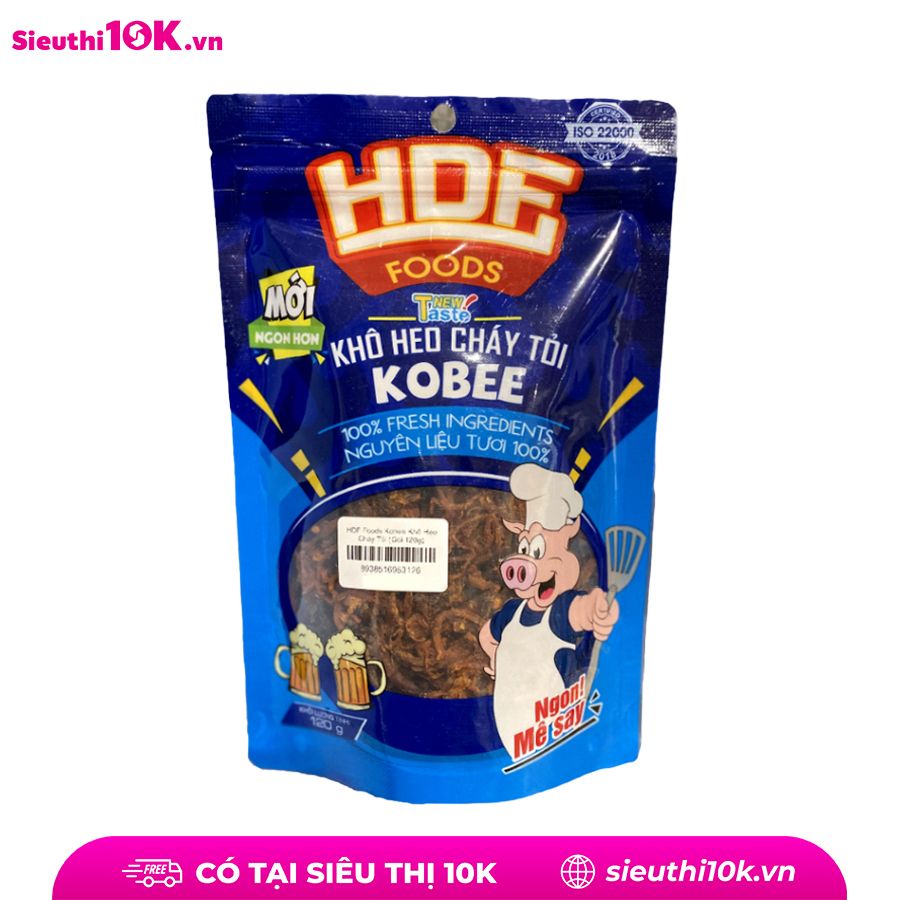  Khô heo sấy tỏi Kobee HDF 120g 