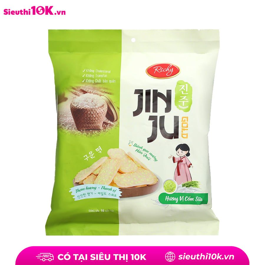  Bánh gạo Jinju cốm sữa 145gr 