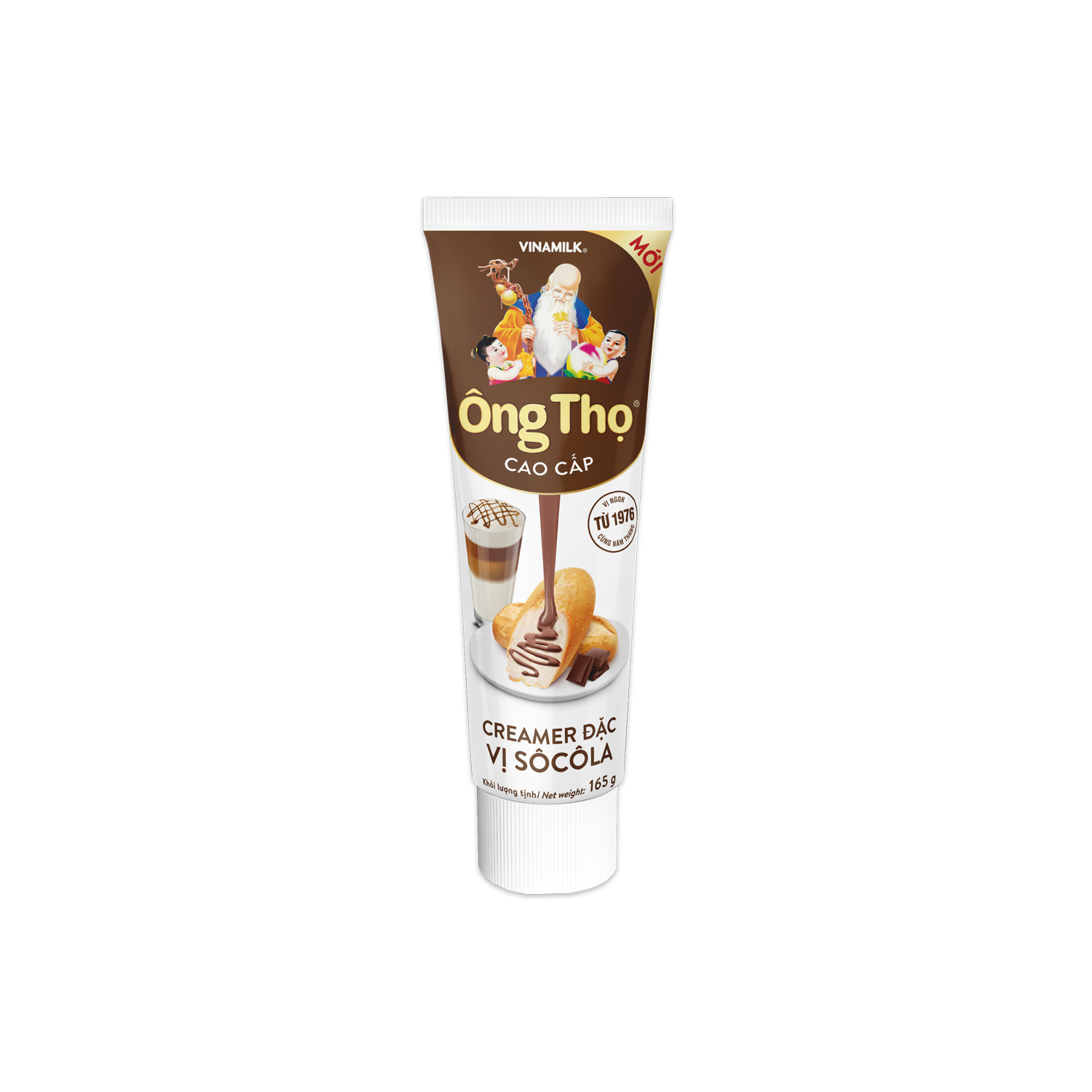  Sữa đặc có đường Ông Thọ Vinamilk đỏ/dâu/socola tuýp 165g 