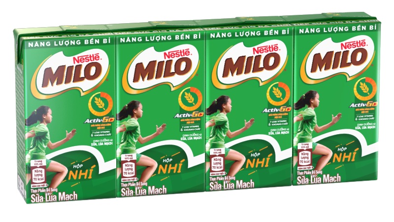  Sữa Milo có đường Lốc 4 hộp 110ml/180ml 