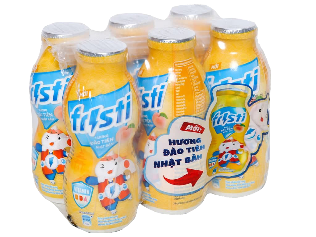  Sữa trái cây chai cam/dâu/nho/táo Fristi Lốc 4*80ml 