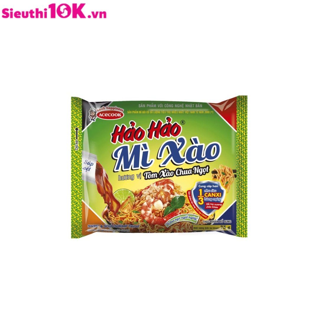  Mì Xào Hảo Hảo Tôm Xào Chua Ngọt 75G 30/T 