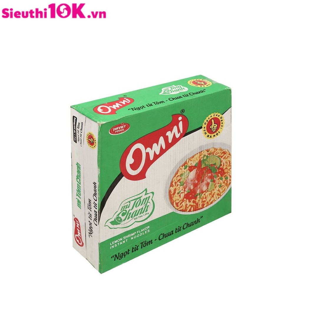  Mì Omni tôm chanh gói 75gr 30/T 