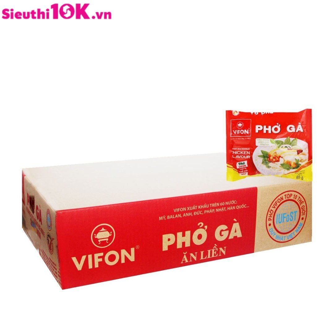  Phở Gà Vifon Gói 65G 30/T 
