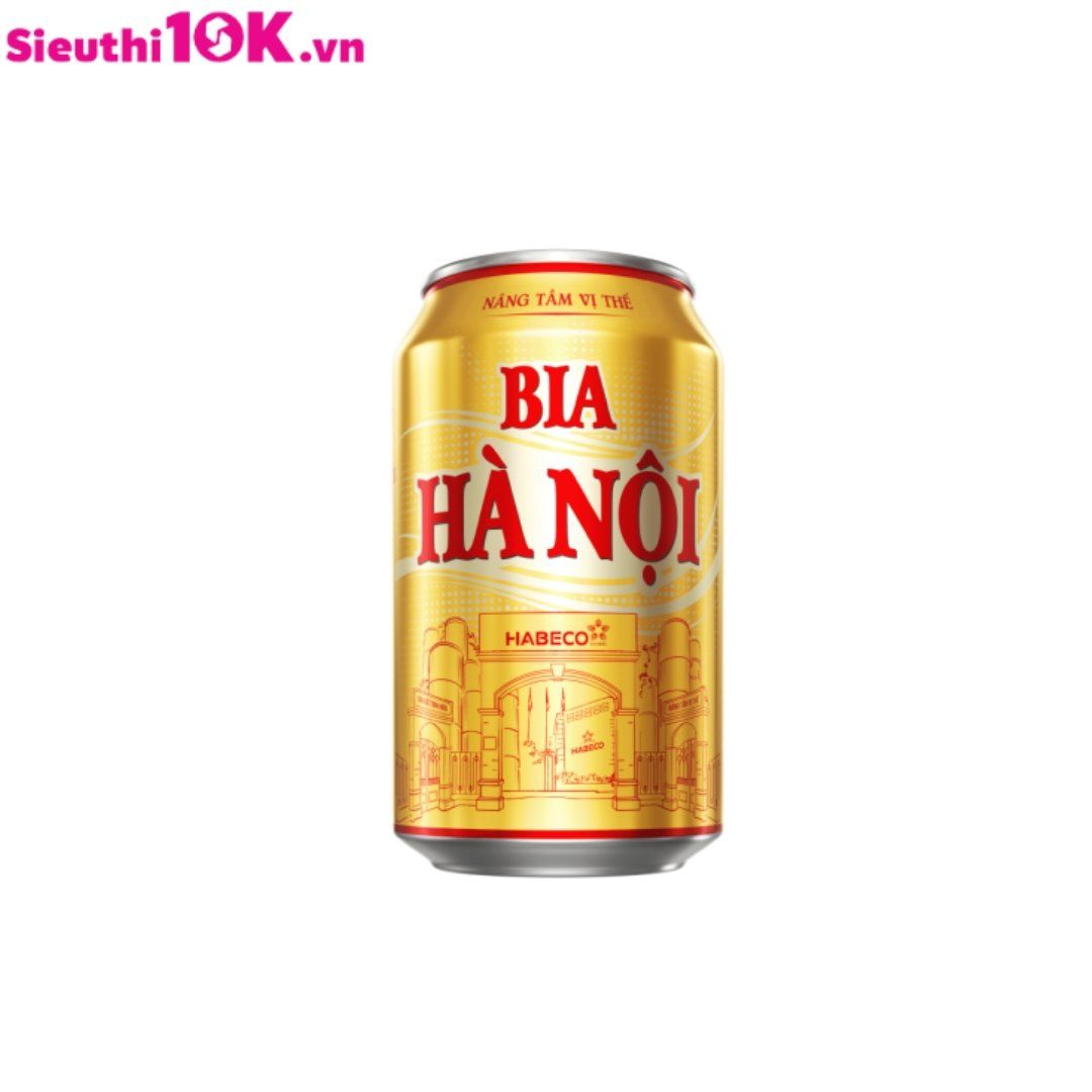  Bia Hà Nội Lon 330ml 24/T 