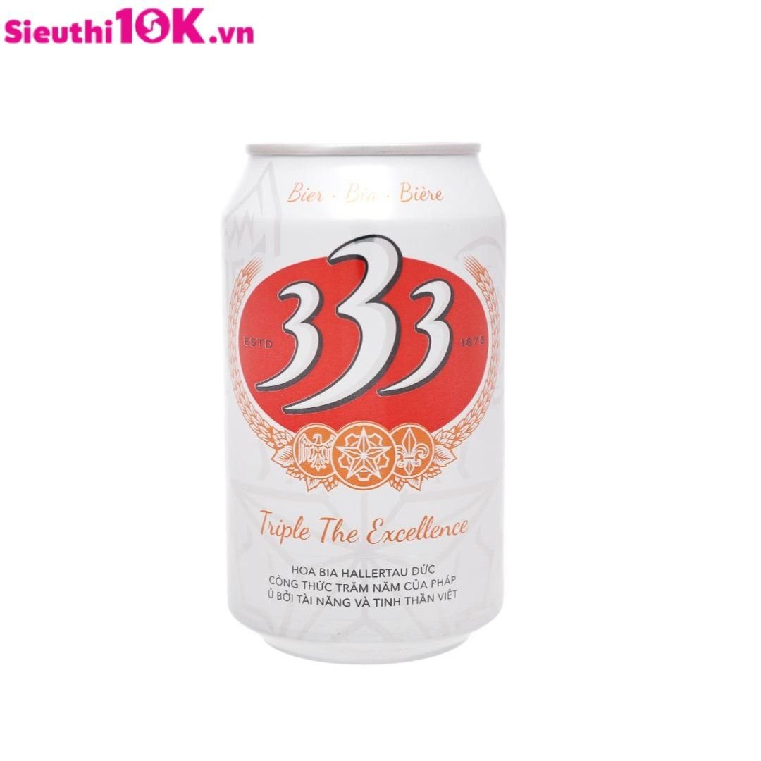  Bia 333 Lon 330ml 24/T 
