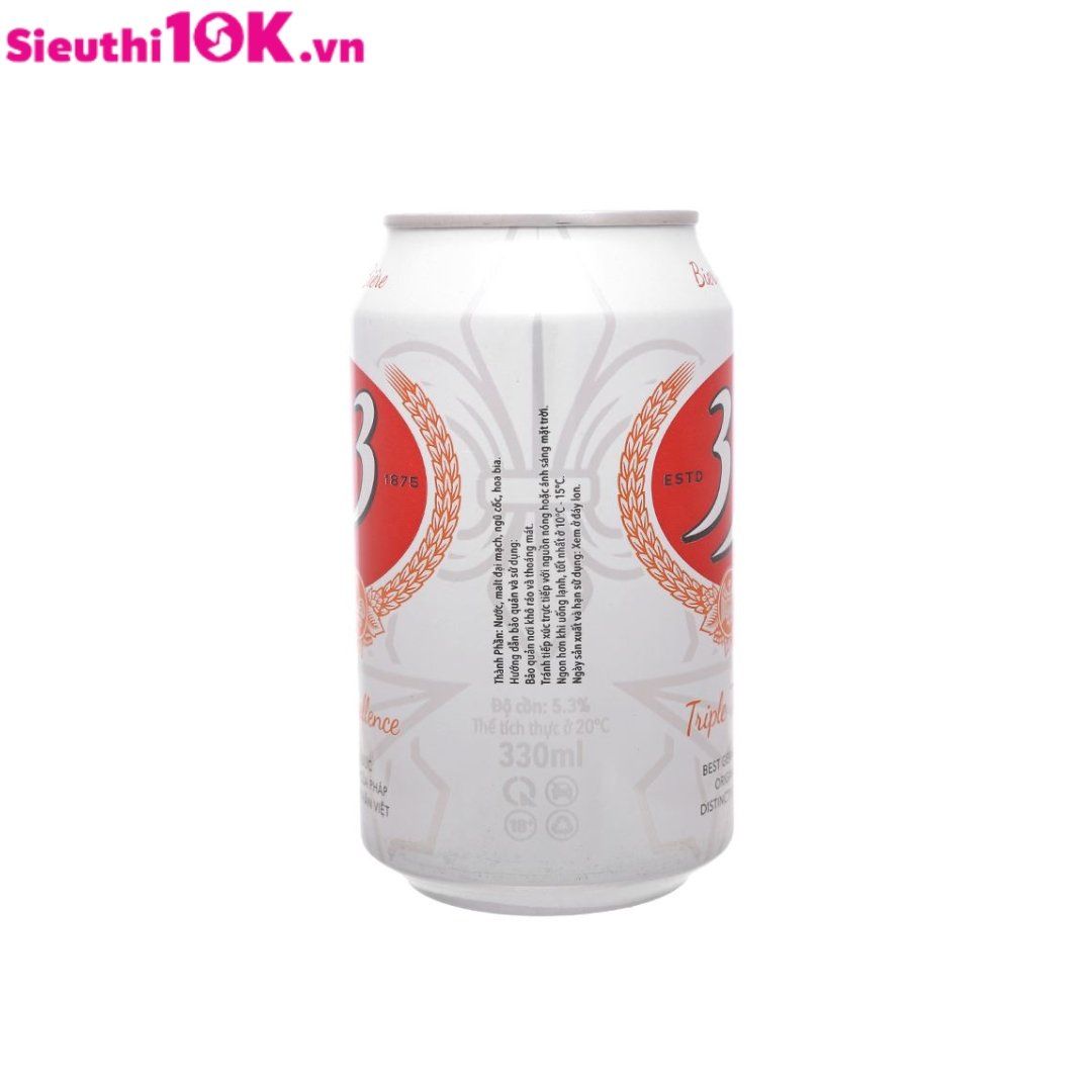  Bia 333 Lon 330ml 24/T 