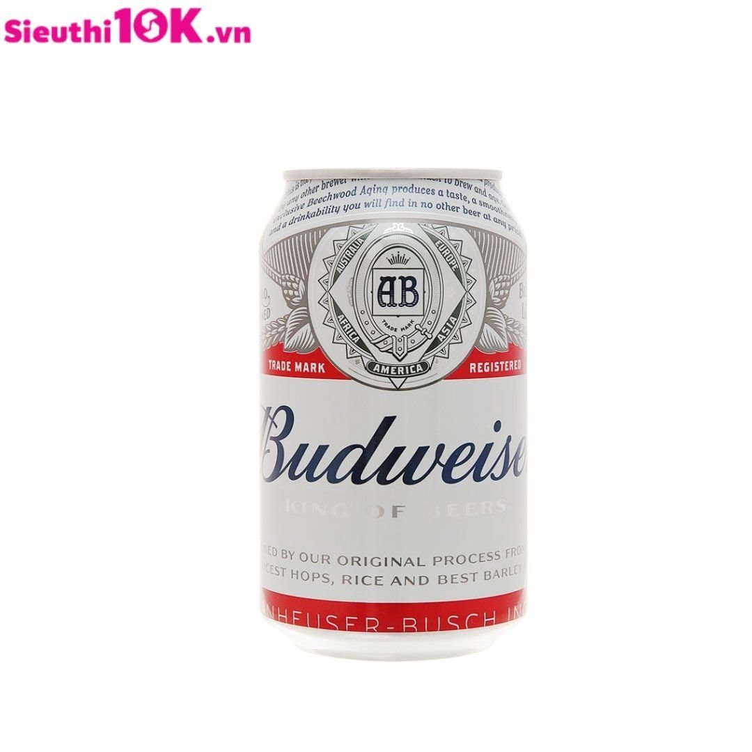  Bia Budweiser Lon 330ml 24/T 