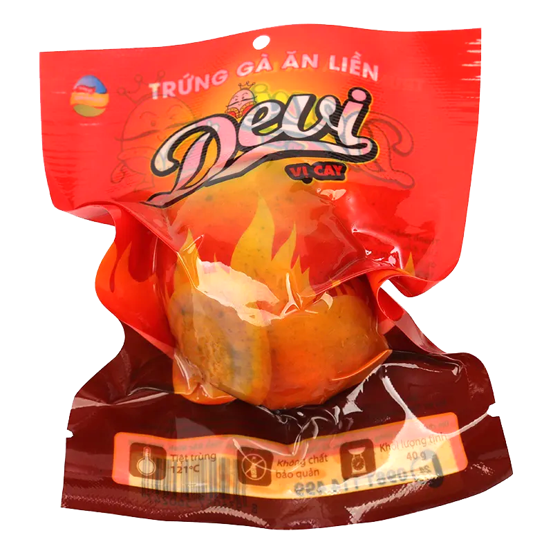  Trứng gà ăn liền Devi thường/vị cay 1 quả 