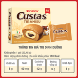  CUSTAS Bánh tiramisu kiểu Ý 12P 