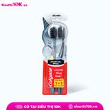  COLGATE Bộ Đôi Bàn Chải Đánh Răng 360 Charcoal Spiral 
