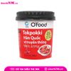  Bánh gạo Tokpokki O'Food hộp 105g 