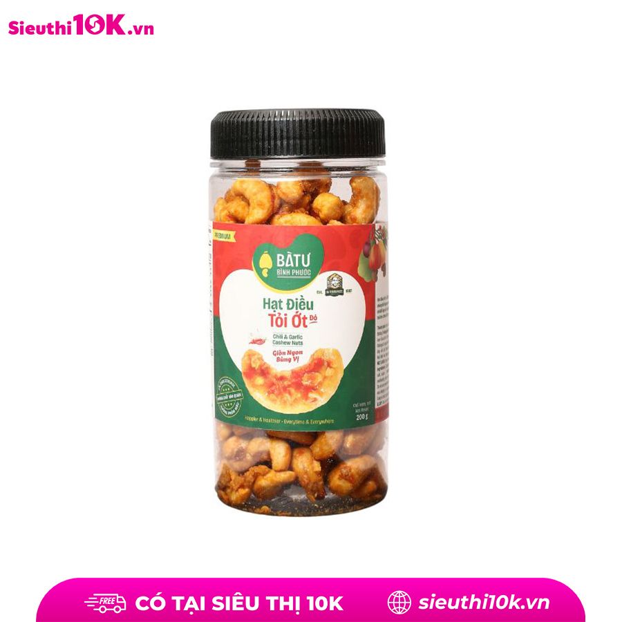  Hạt điều ớt đỏ bà Tư hộp 200g 