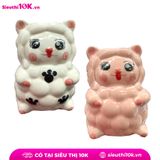  Heo Đất Tiết Kiệm Hình Cừu Bông 