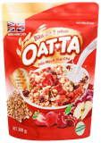 Yến mạch Oatta trái cây/ trái cây phô mai túi 300g 