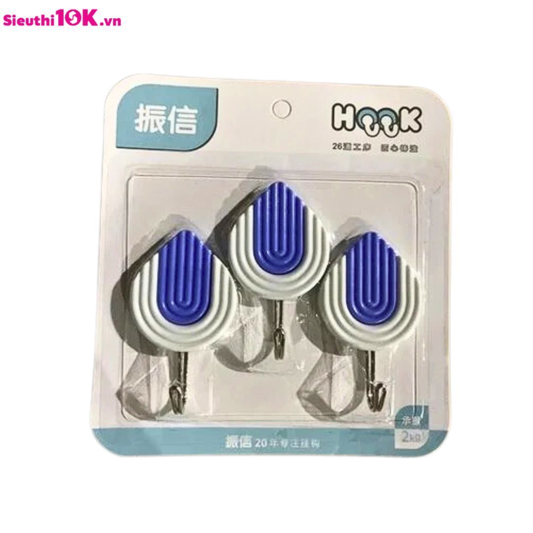 Móc Dính Tường Chất Liệu PVC Keo Dính, Đa Dạng Mẫu Mã 