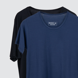  [COMBO 2] Áo Thun Nam Tay Ngắn Chất Liệu Bamboo Cao Cấp Mát Lạnh Thương Hiệu WOADA LKA15 