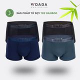 [COMBO 4] Quần Lót Nam Dáng Trunk Chất Liệu Bamboo Cao Cấp Kháng Khuẩn Thương Hiệu WOADA LK152 