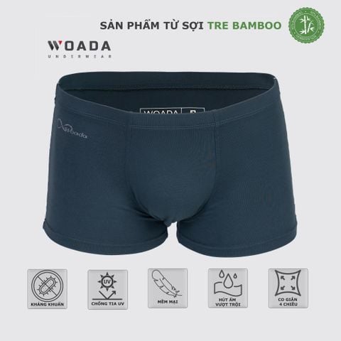 [COMBO 5] Quần Lót Nam Dáng Trunk Chất Liệu Bamboo Cao Cấp Thương Hiệu WOADA LK156 