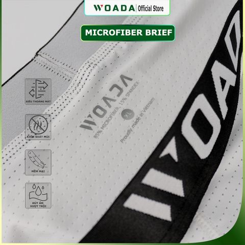  [COMBO 5] Quần Lót Nam Chất Liệu Microfiber Mesh Mát Lạnh Cao Cấp Thương Hiệu WOADA LK161 
