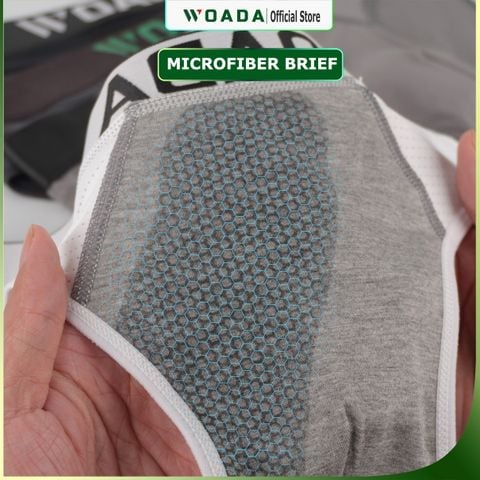  [COMBO 5] Quần Lót Nam Chất Liệu Microfiber Mesh Mát Lạnh Cao Cấp Thương Hiệu WOADA LK161 
