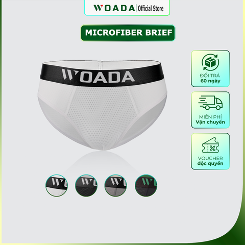  Quần Lót Nam Chất Liệu Microfiber Mesh Mát Lạnh Cao Cấp Thương Hiệu WOADA LK161 