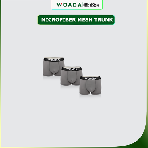  [COMBO 3] Quần Lót Nam Chất Liệu Microfiber Mesh Mát Lạnh Cao Cấp Thương Hiệu WOADA LK162 