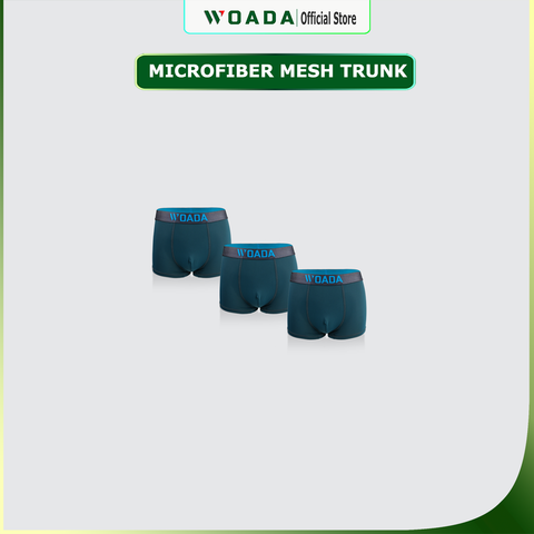  [COMBO 3] Quần Lót Nam Chất Liệu Microfiber Mesh Mát Lạnh Cao Cấp Thương Hiệu WOADA LK162 