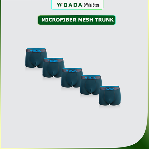  [COMBO 5] Quần Lót Nam Chất Liệu Microfiber Mesh Mát Lạnh Cao Cấp Thương Hiệu WOADA LK162 